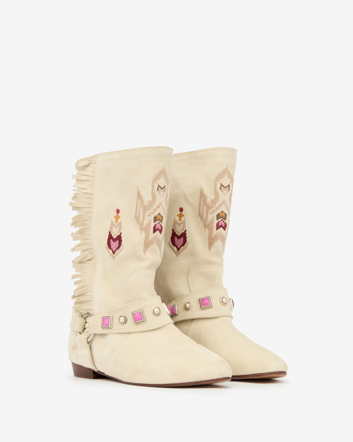 Botas bajas siani Woman Beige 2