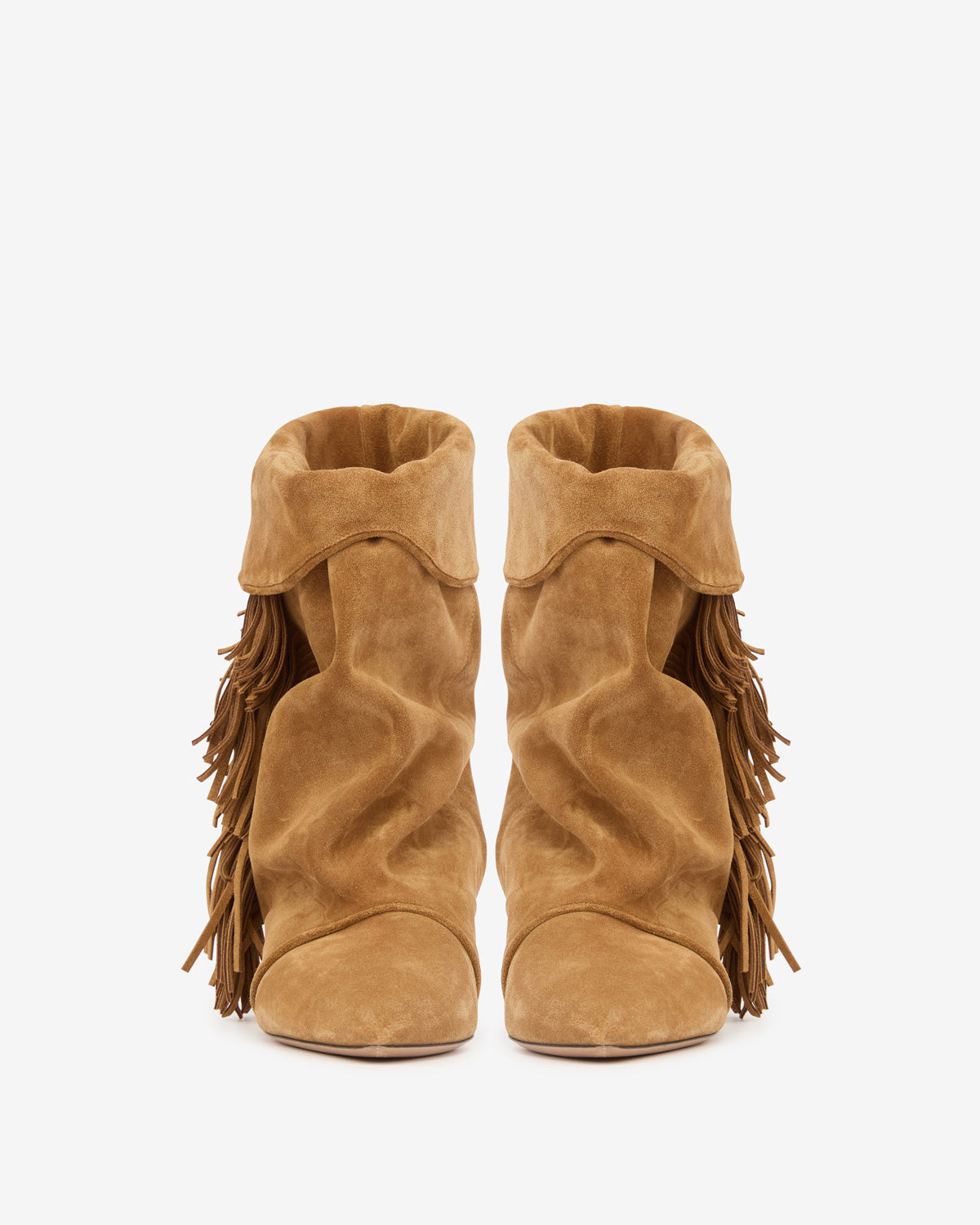 Edrik fringed draped boots - Cognac - Woman - 4