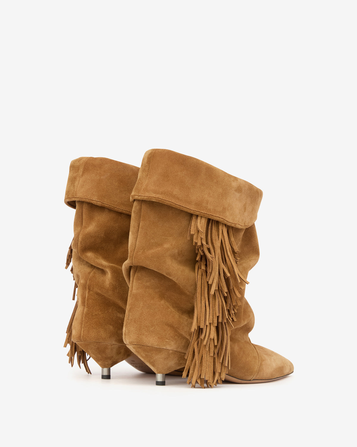 Edrik fringed draped boots - Cognac - Woman - 2