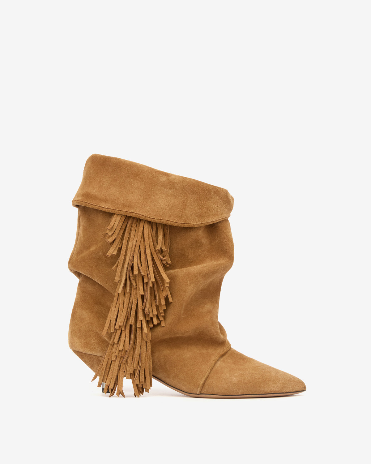 Edrik fringed draped boots - Cognac - Woman - 1