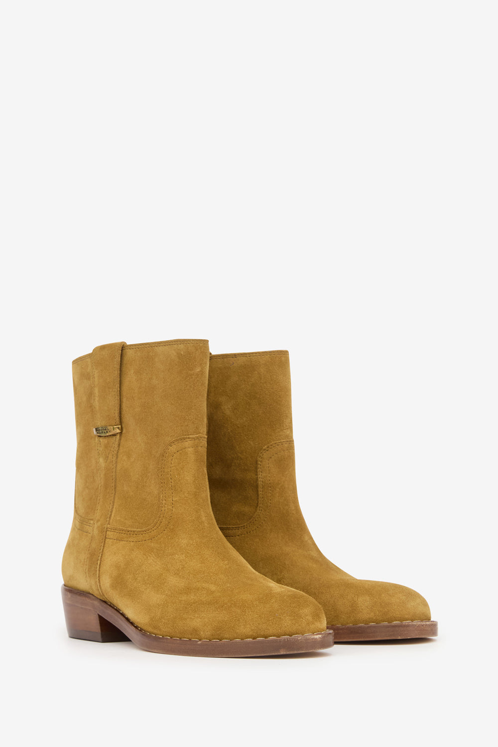 Boots camarguaises lylie en cuir de veau velours - Sepia - Woman - 3