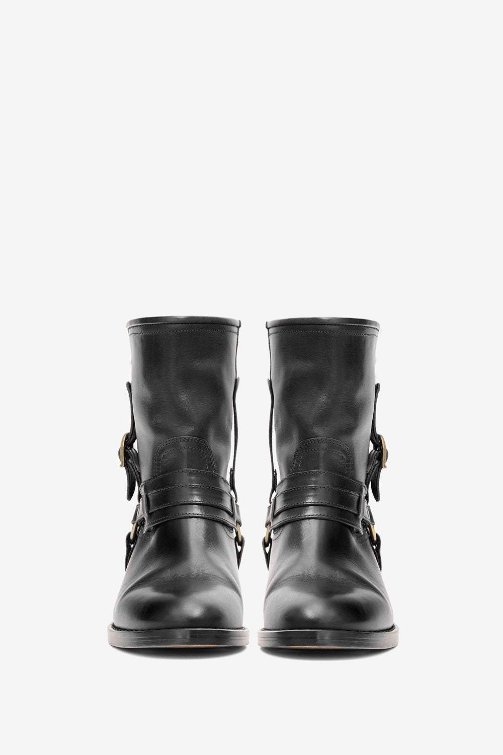 Ildred calfskin leather boots - Black - Woman - 4