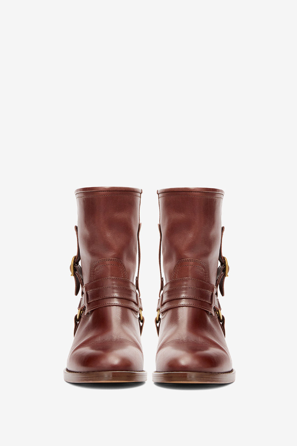 Ildred calfskin leather boots - Brown - Woman - 4