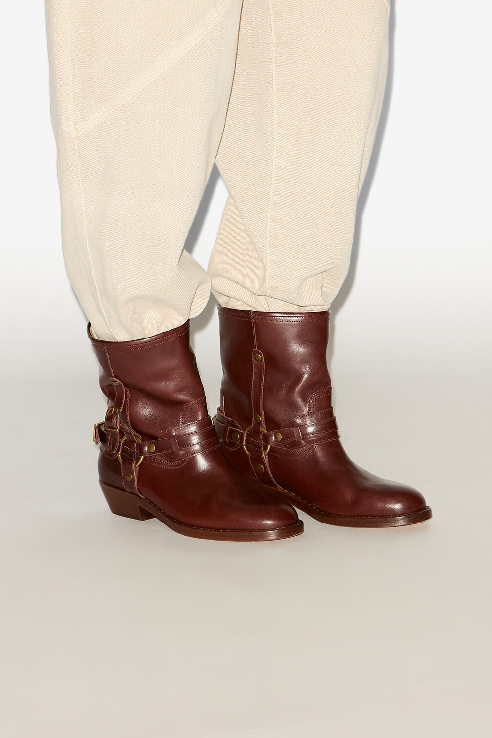 Ildred calfskin leather boots - Brown - Woman - 5
