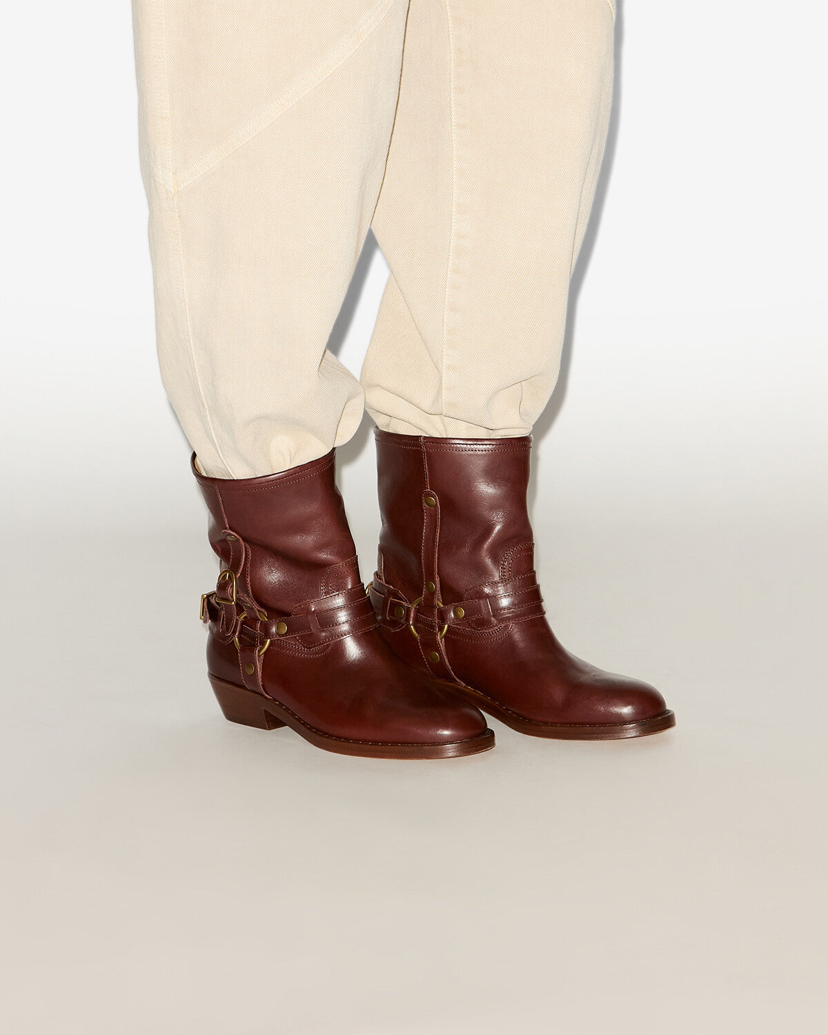 Ildred calfskin leather boots - Brown - Woman - 5
