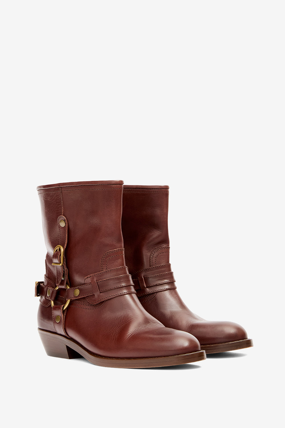 Ildred calfskin leather boots - Brown - Woman - 3