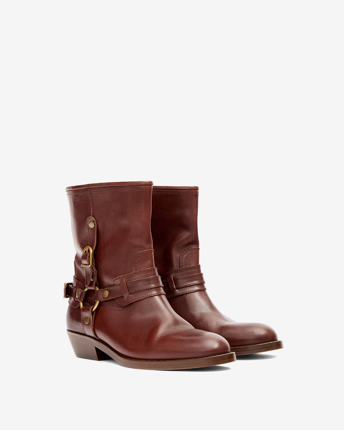 Ildred calfskin leather boots - Brown - Woman - 3