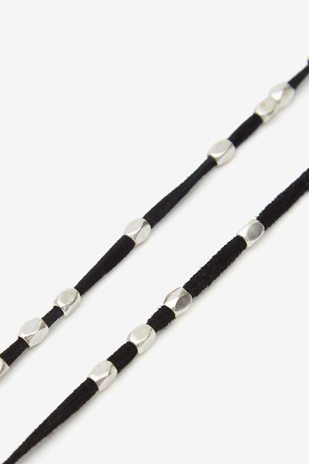 Armband kachina aus leder und metall - Black and silver - Woman - 2