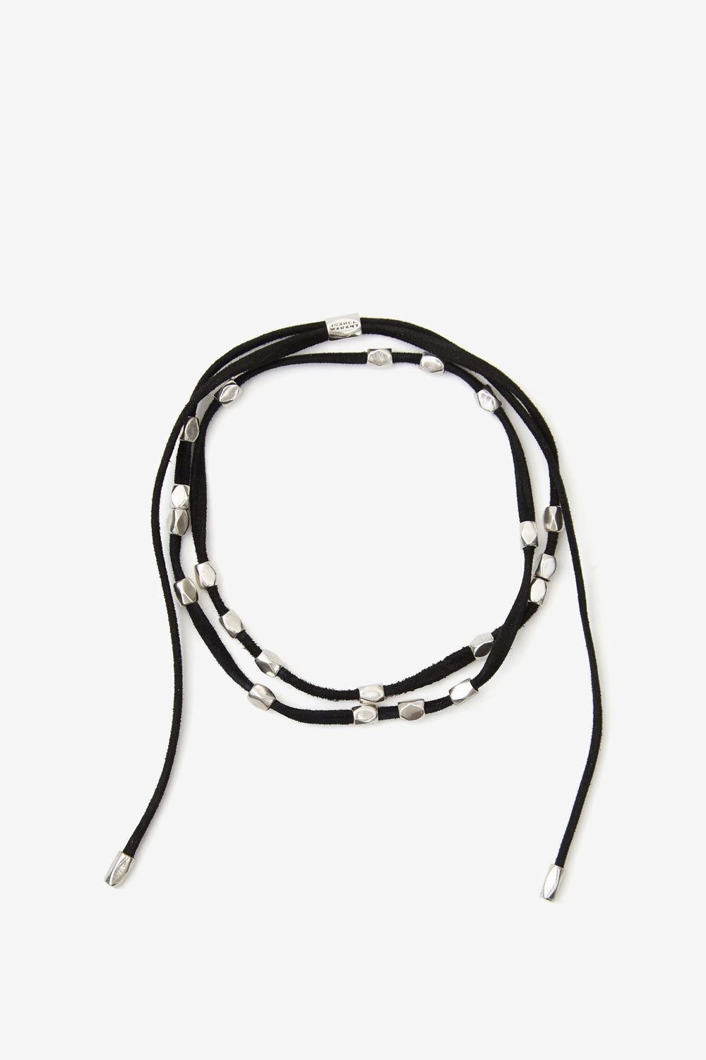 Armband kachina aus leder und metall - Black and silver - Woman - 1