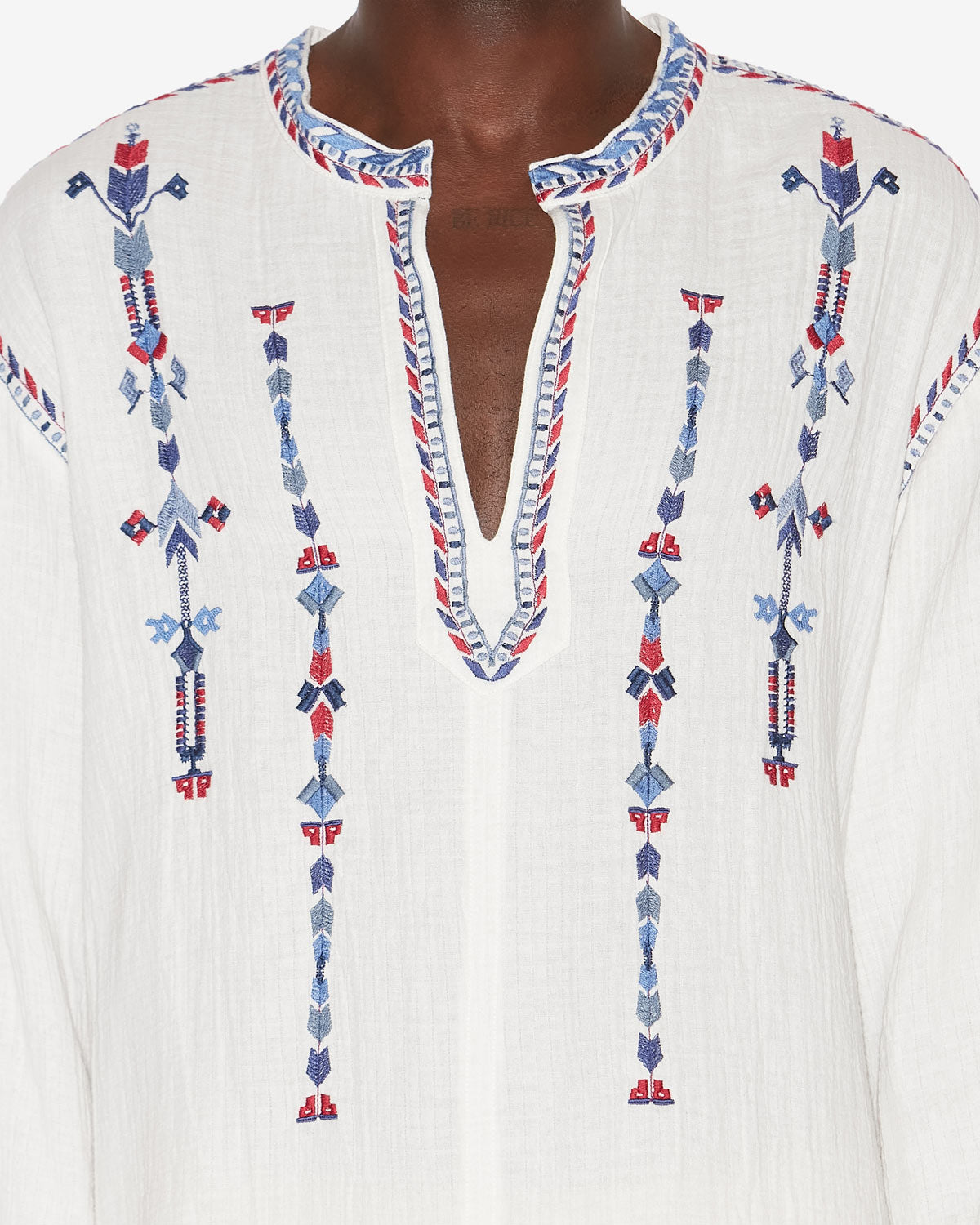 Blouse zakaria Man Écru 2