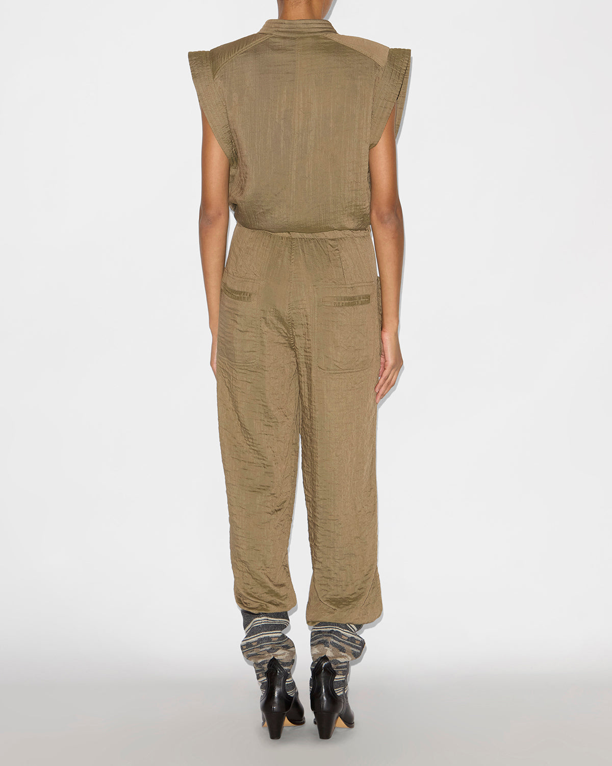 Suzie adventurer style jumpsuit - Khaki - Woman - 3