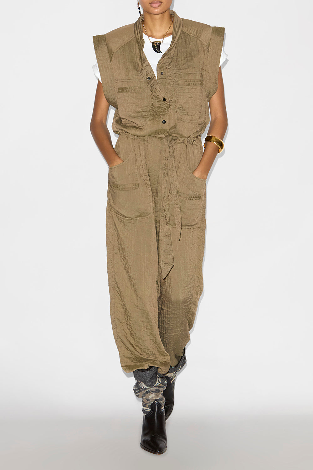 Mono de inspiración aventurera suzie - Caqui - Woman - 2