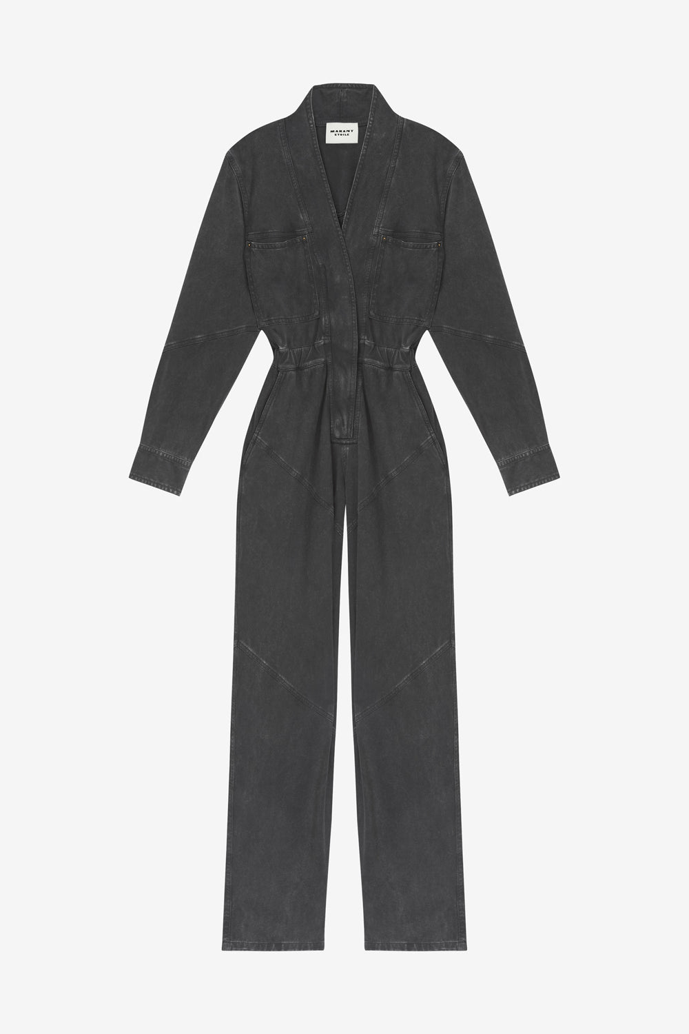Remady faded jersey jumpsuit - Black - Woman - 1