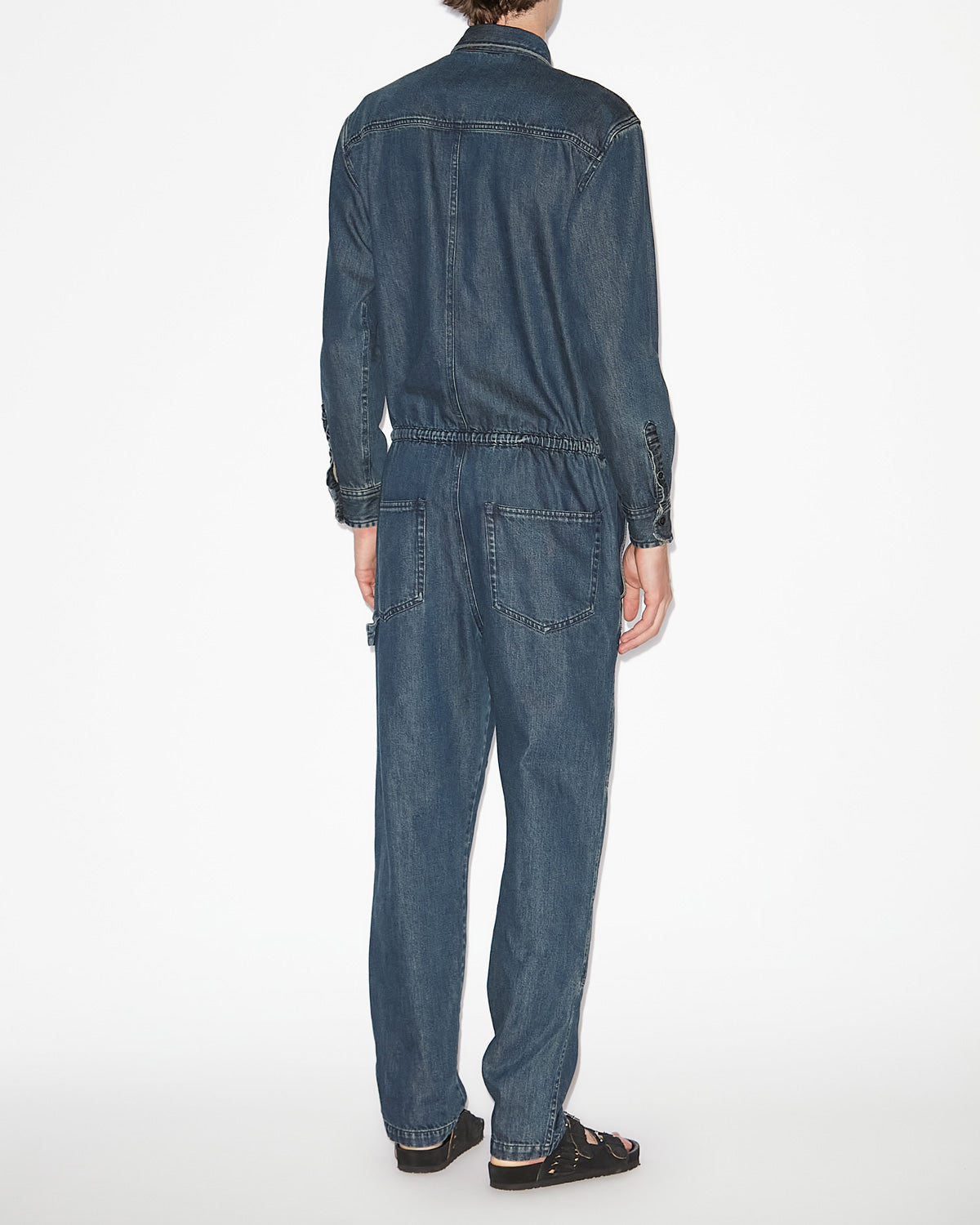 Tuta otilie in denim leggero - Blu - Man - 3