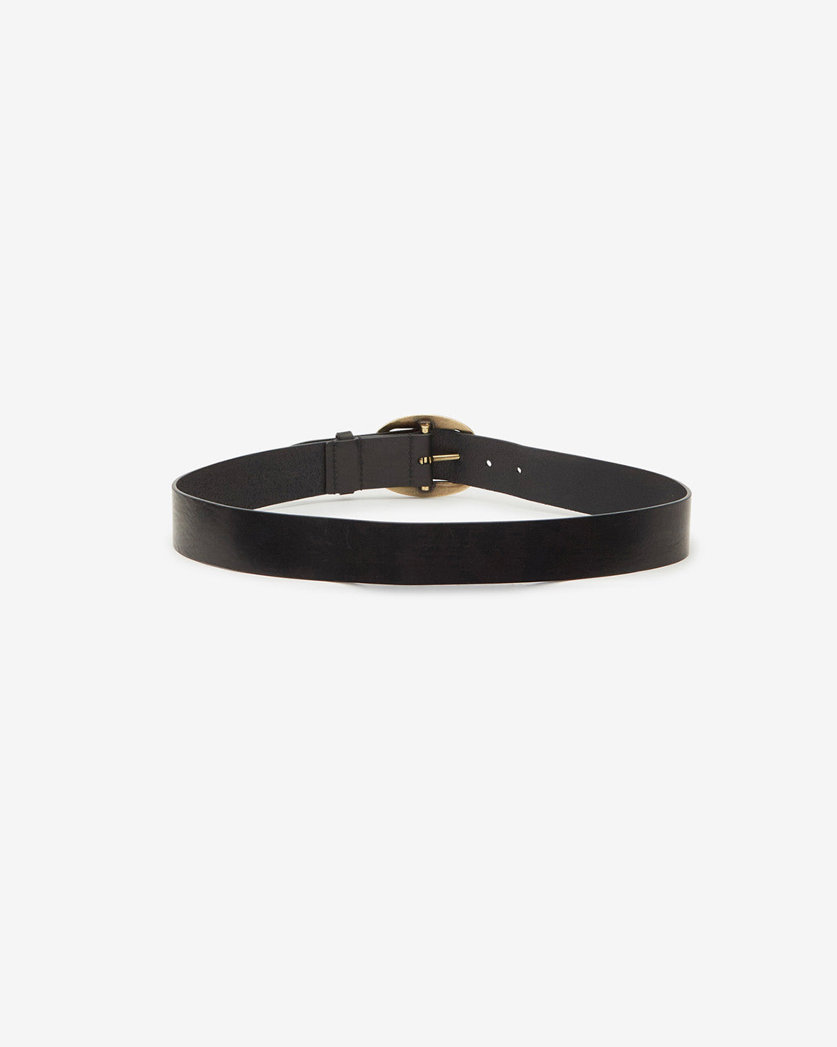 Dara calfskin leather belt - Black - Woman - 2