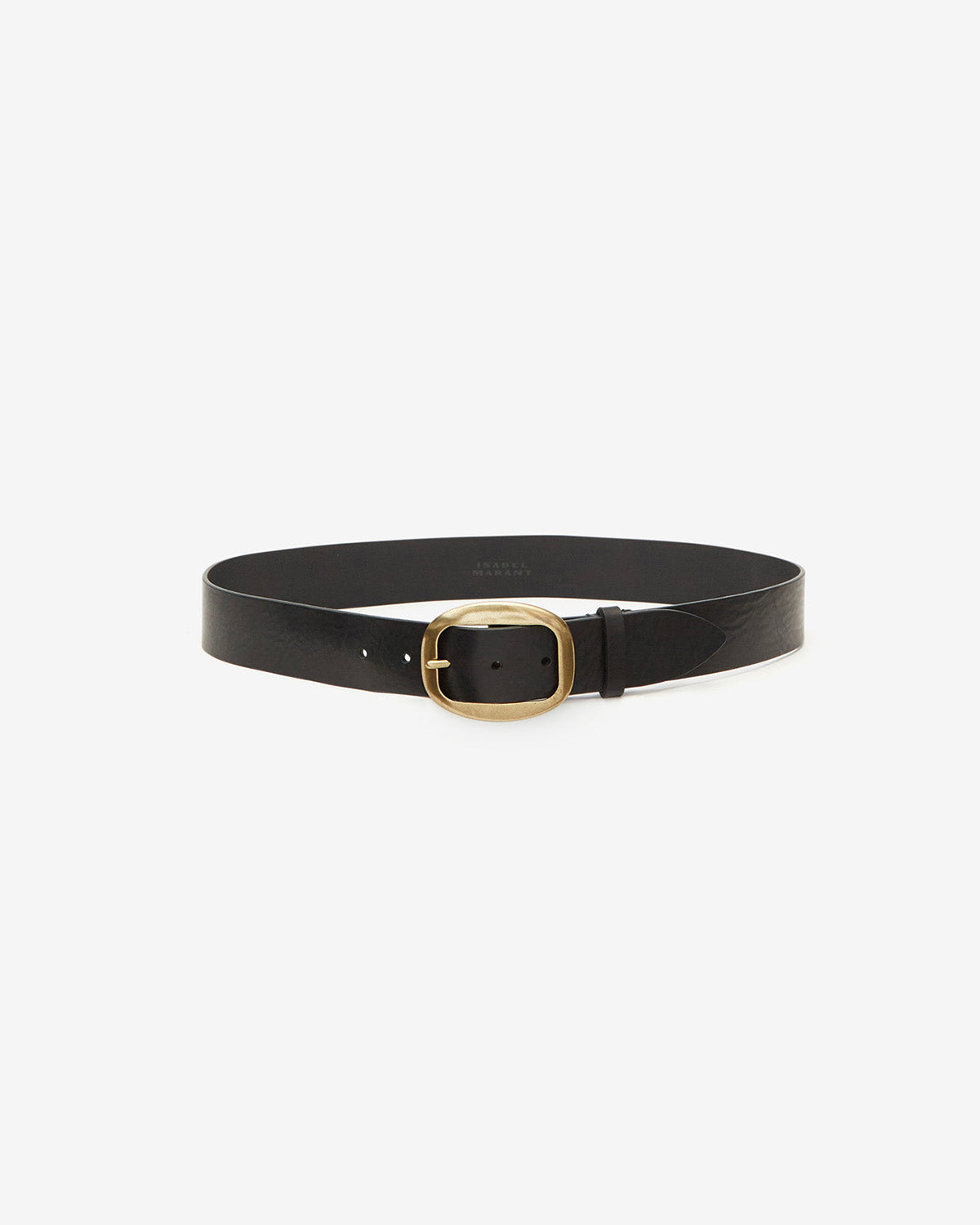 Dara calfskin leather belt - Black - Woman - 1