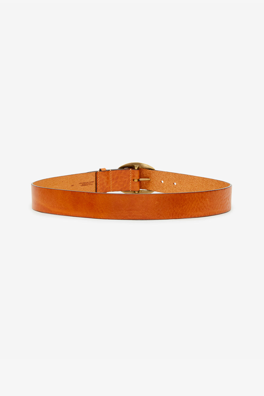Dara calfskin leather belt - Cognac - Woman - 2