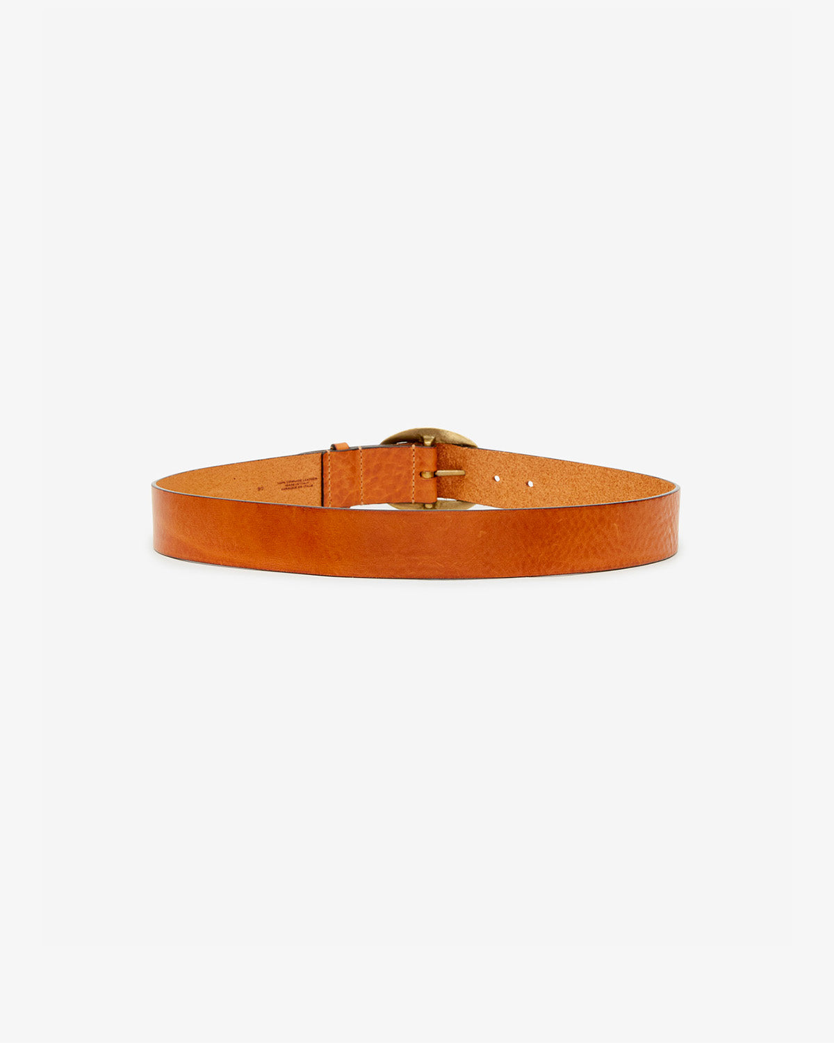 Dara calfskin leather belt - Cognac - Woman - 2