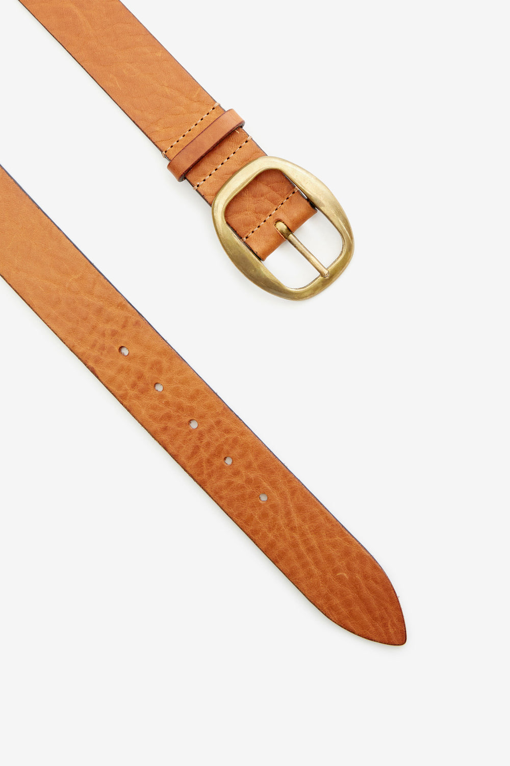Dara calfskin leather belt - Cognac - Woman - 3