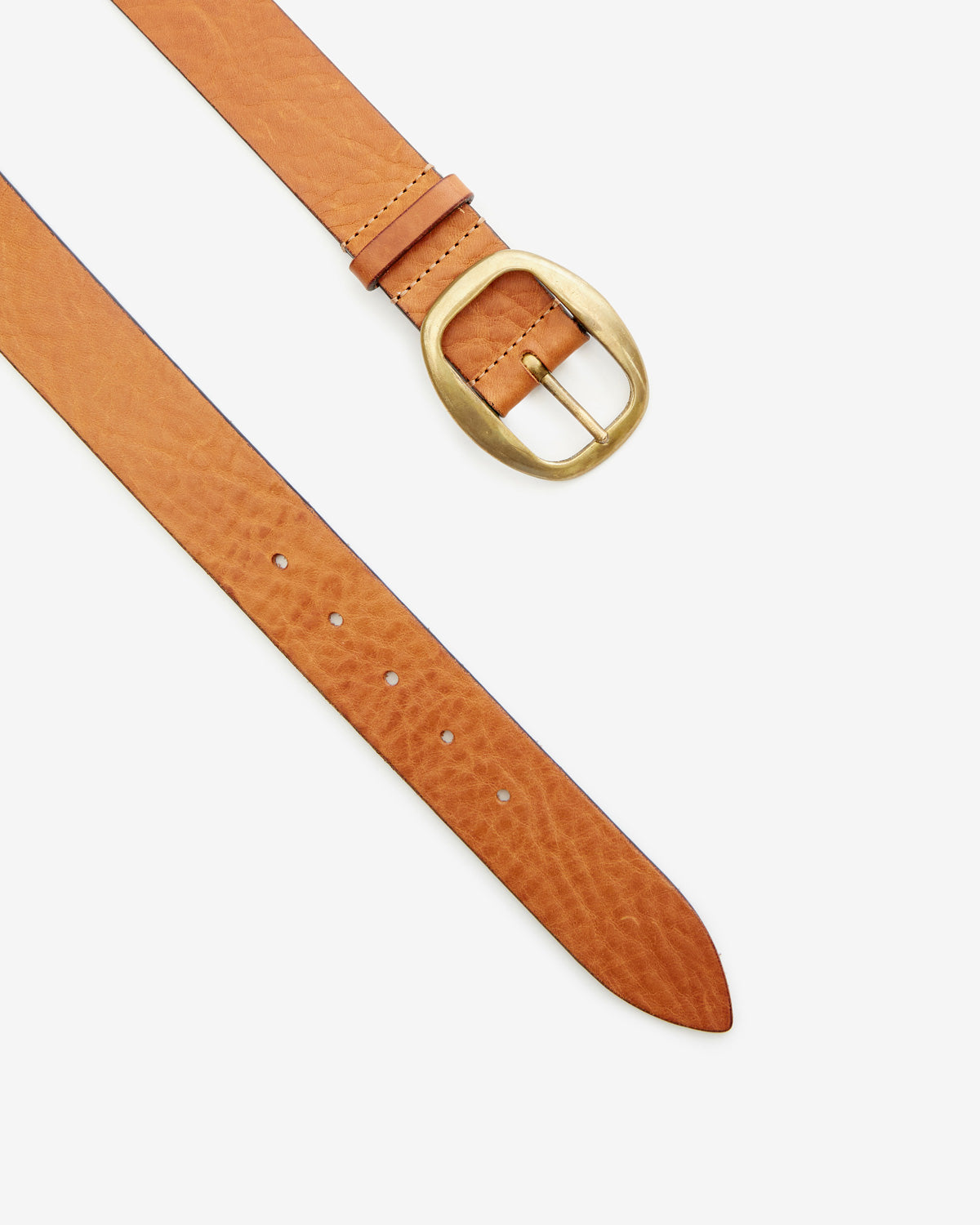 Dara calfskin leather belt - Cognac - Woman - 3