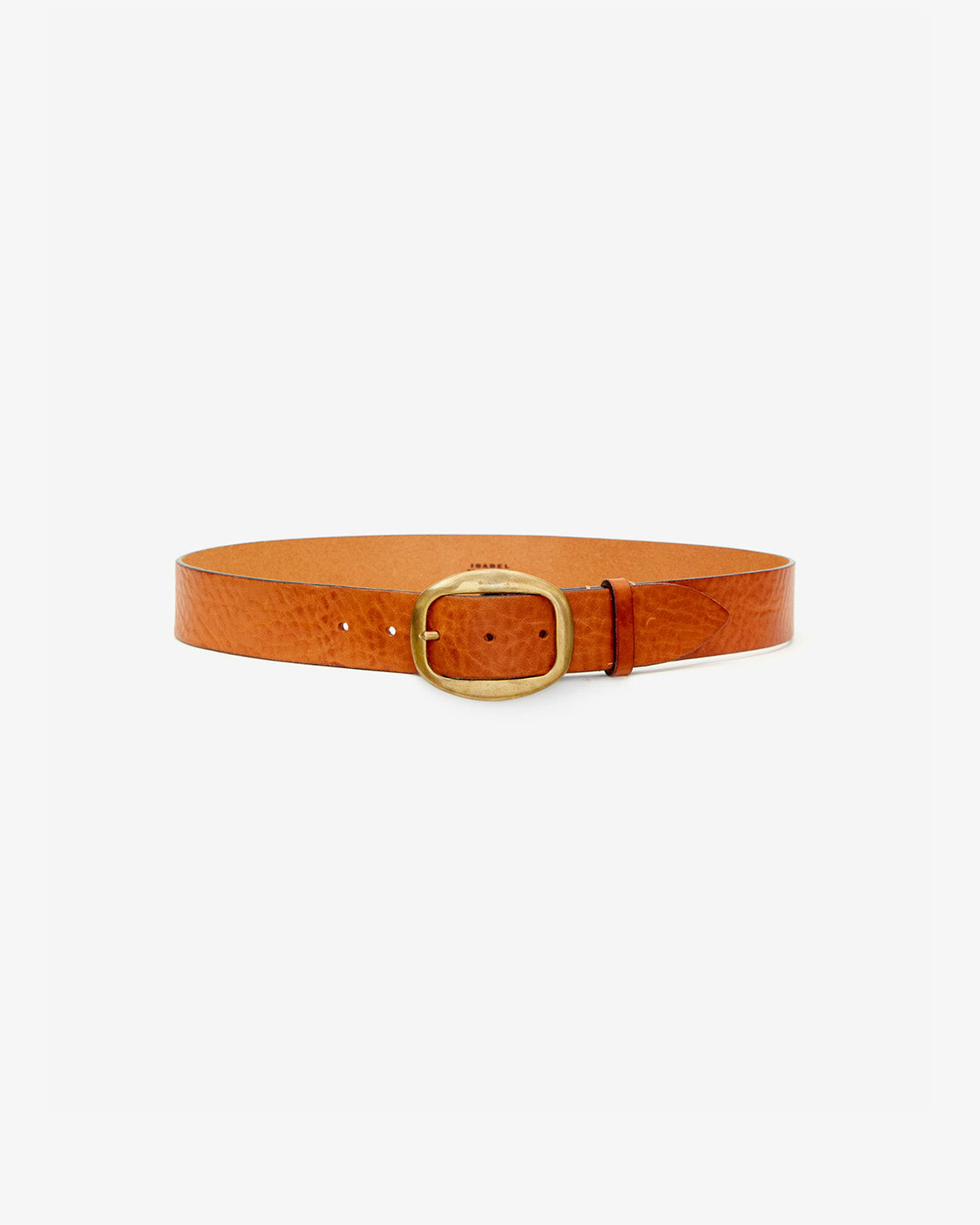 Dara calfskin leather belt - Cognac - Woman - 1