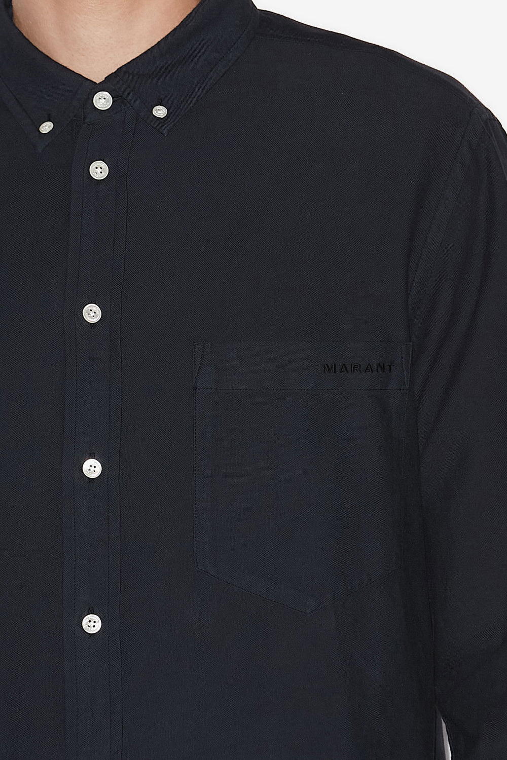 Chemise jasolo en coton  - Bleu nuit - Man - 3