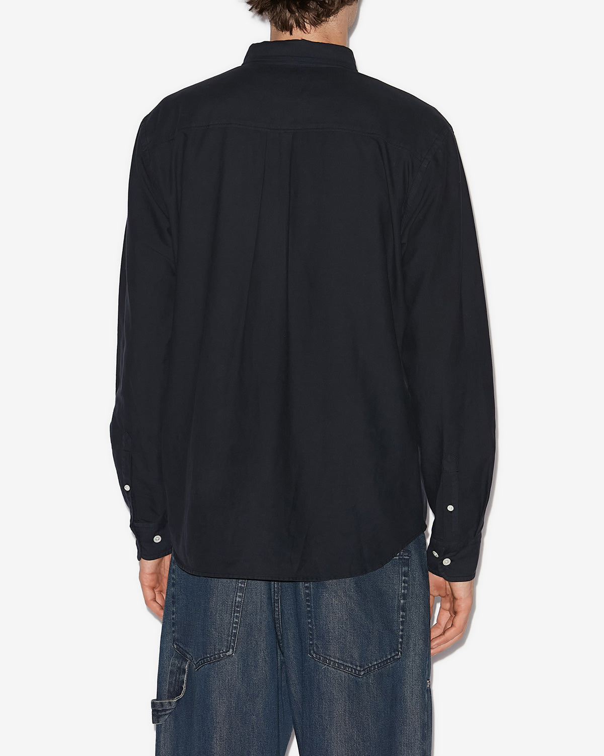 Chemise jasolo en coton  - Bleu nuit - Man - 4