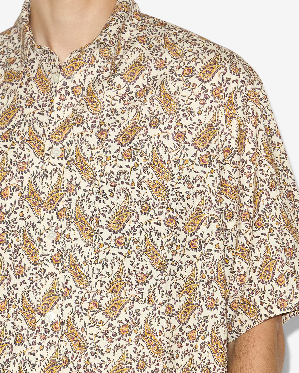 Labilio cotton shirt - Ecru - Man - 2