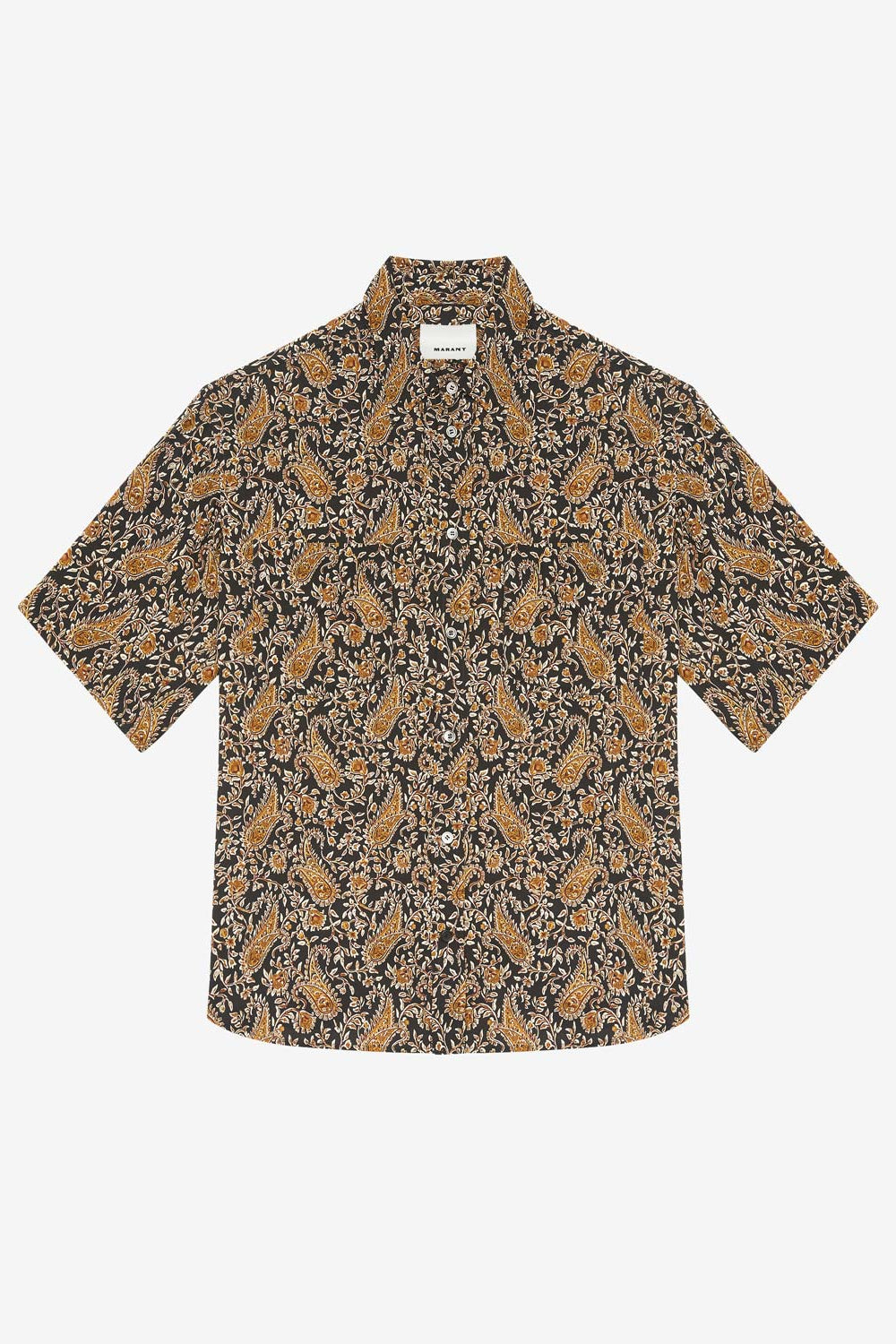 Chemise imprimée vabilio à manches courtes  - Noir - Man - 1