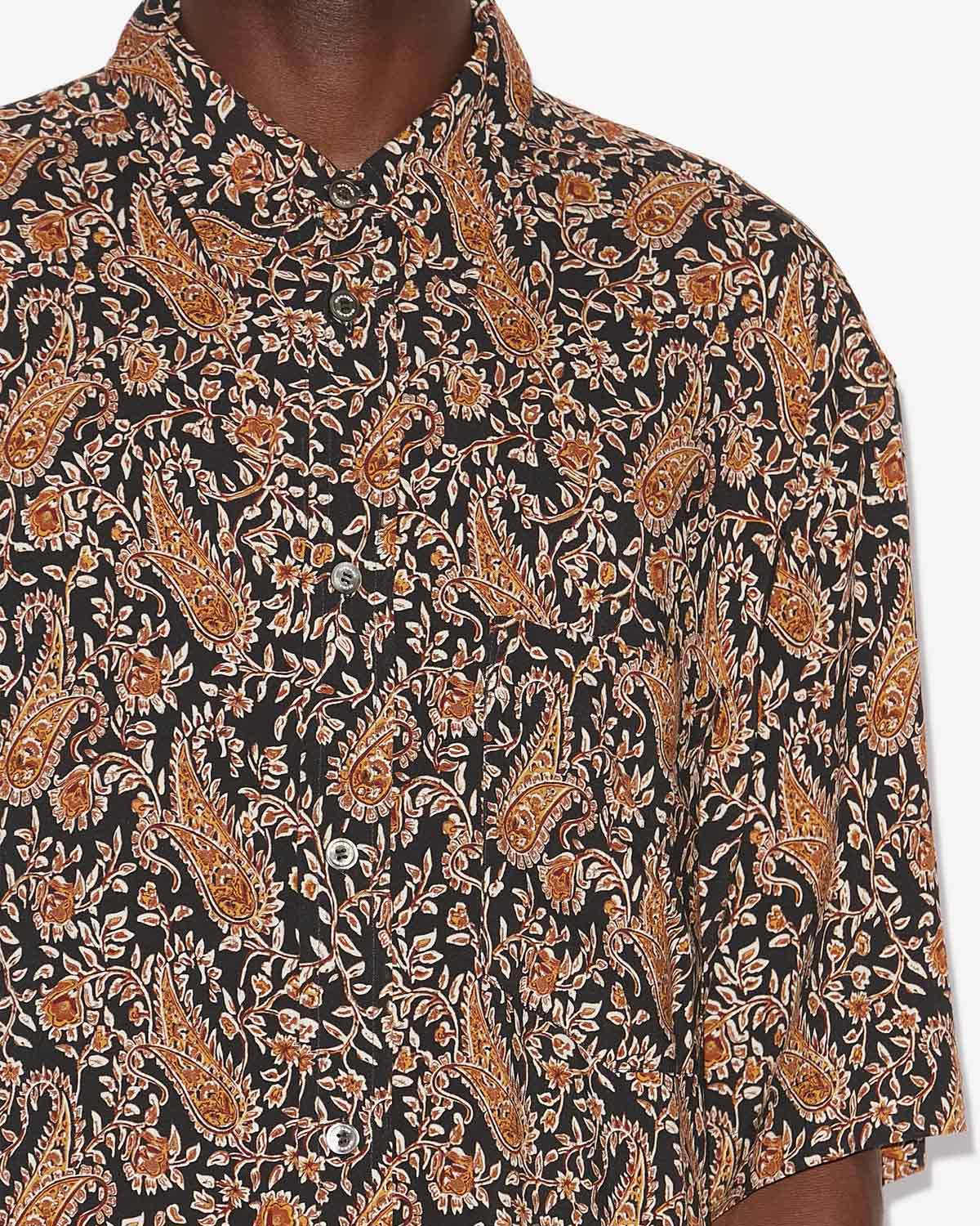 Chemise imprimée vabilio à manches courtes  - Noir - Man - 2