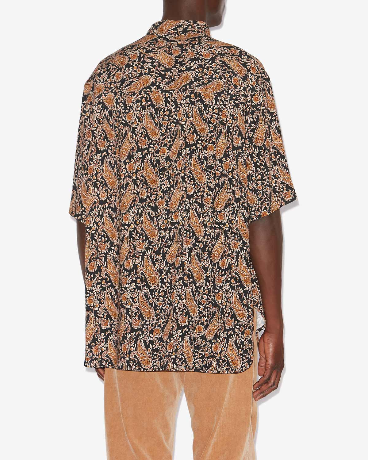 Chemise imprimée vabilio à manches courtes  - Noir - Man - 4