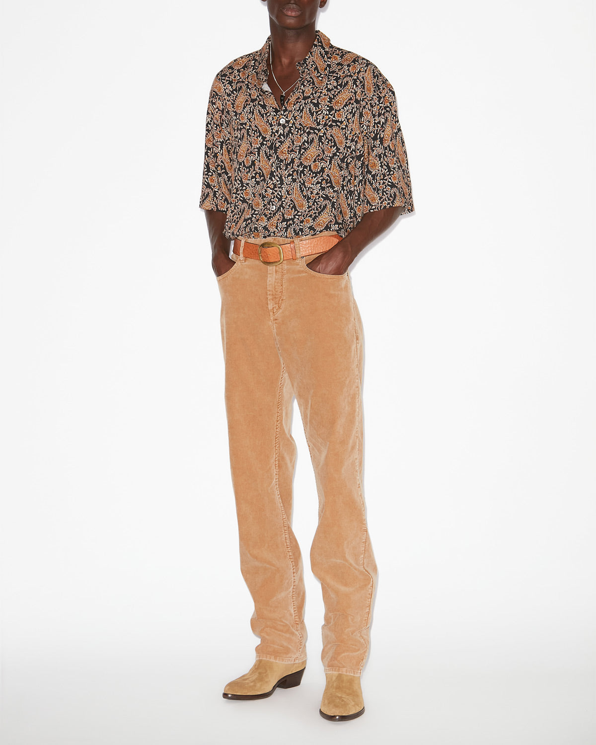 Chemise imprimée vabilio à manches courtes  - Noir - Man - 1