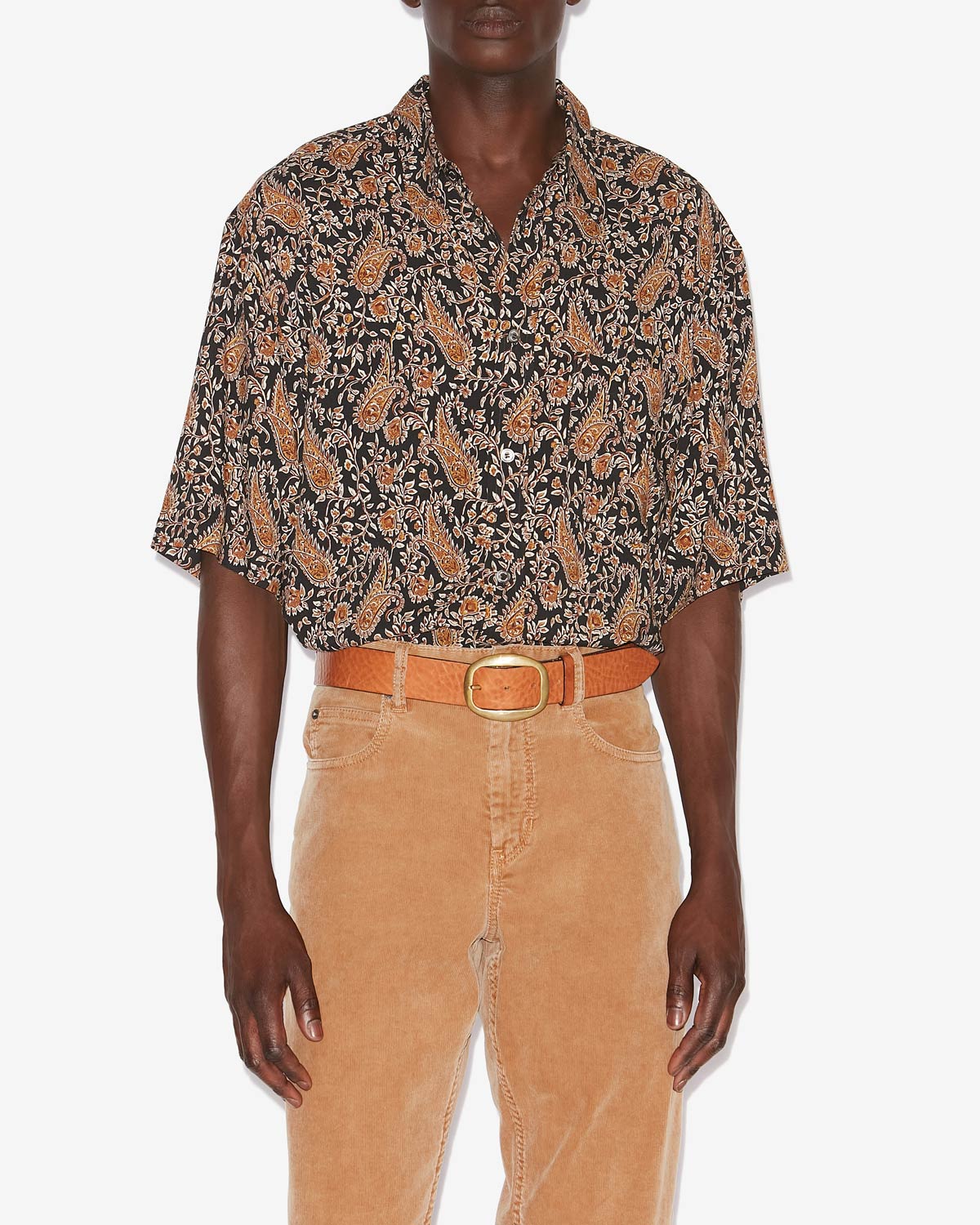 Chemise imprimée vabilio à manches courtes  - Noir - Man - 3