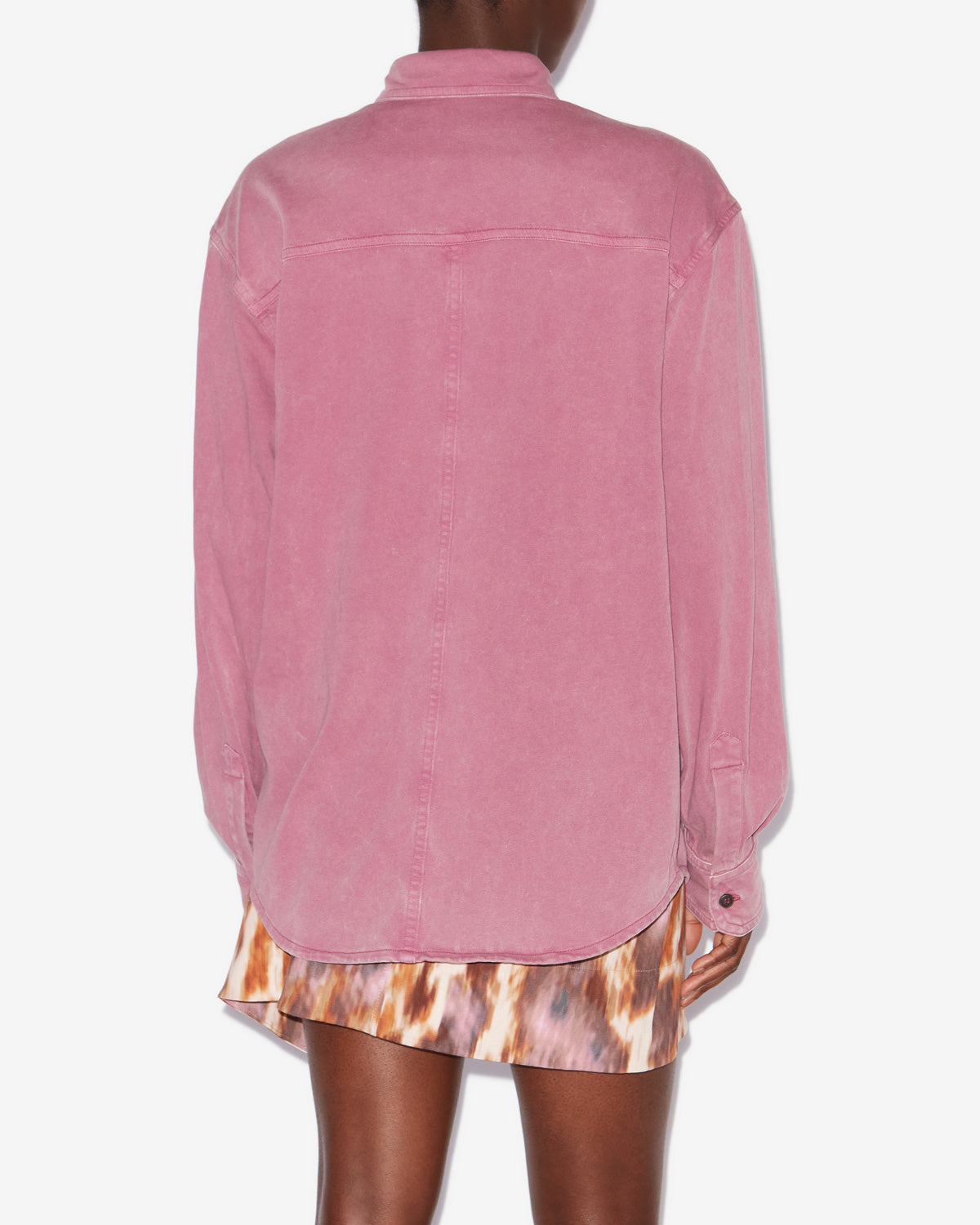 Chemise raquel en jersey délavé - Rose - Woman - 4