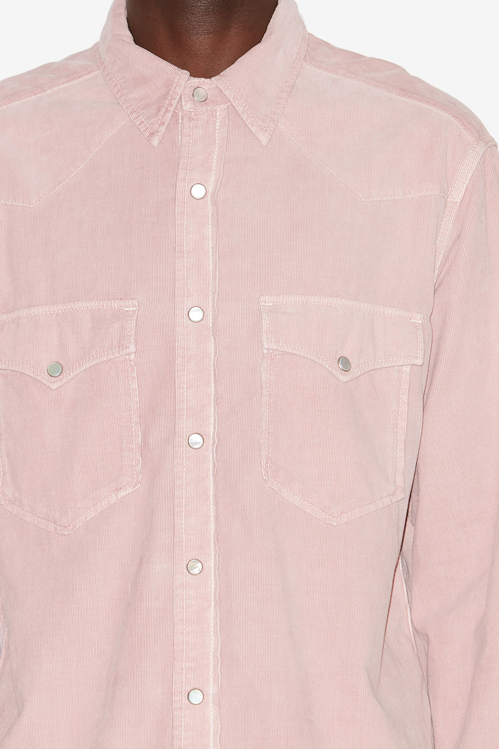 Camisa vasco de pana - Soft pink - Man - 3