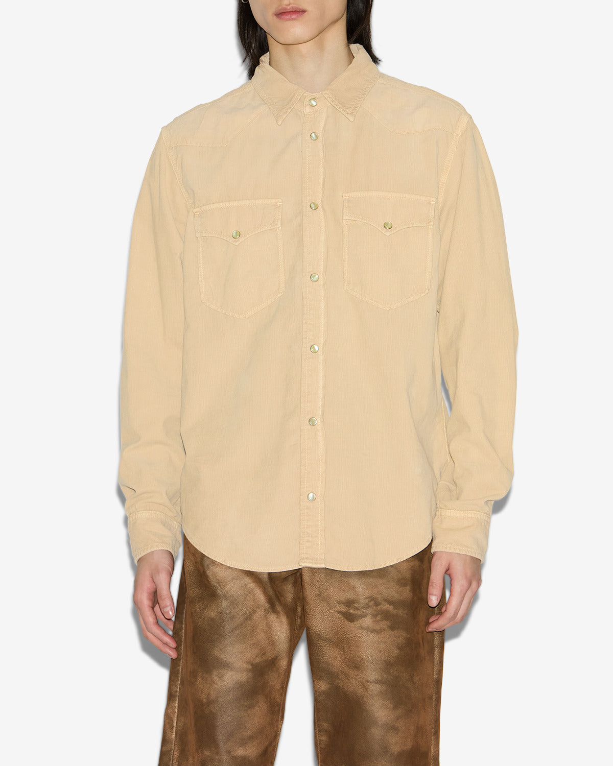 Hemd vasco Man Beige 5