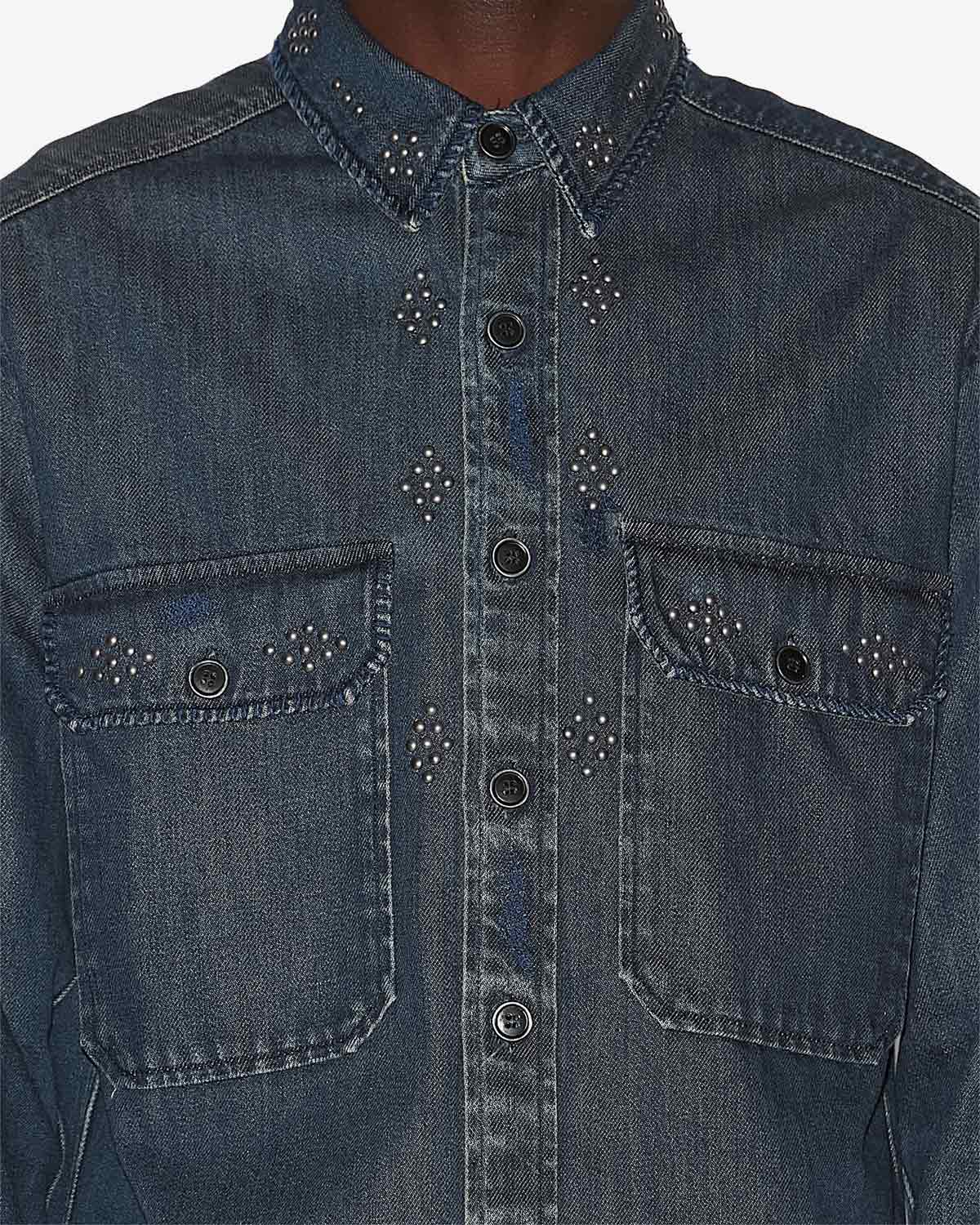 Camicia osco Man Blu 2