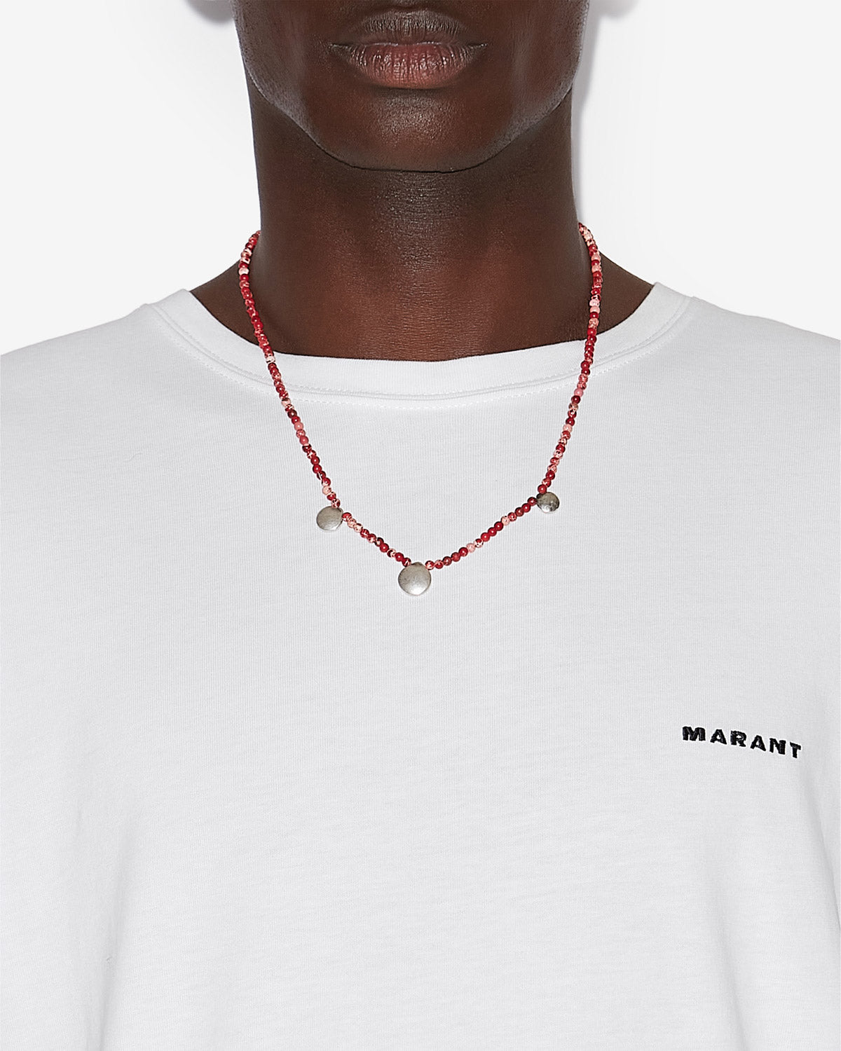 Adri necklace Man Rio red-silver 1