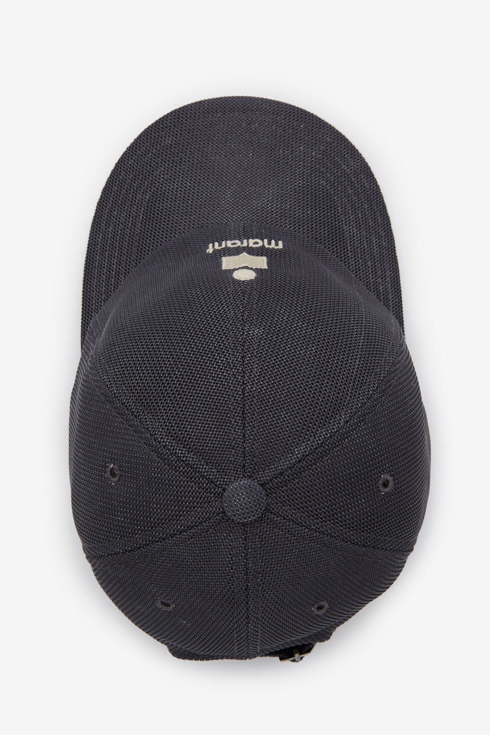 Casquette tomas en tissu technique brodé  - Noir délavé - Man - 4