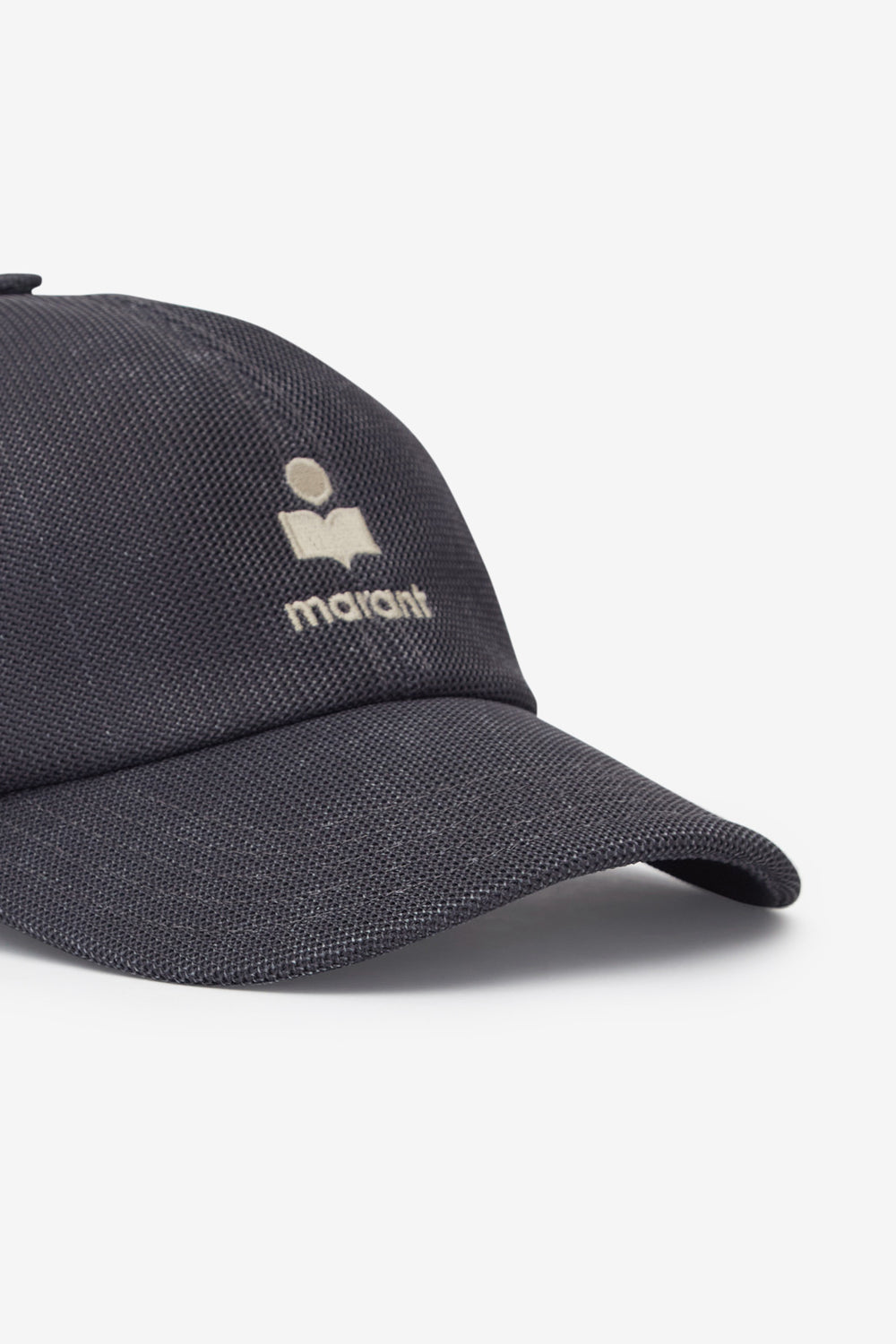 Casquette tomas en tissu technique brodé  - Noir délavé - Man - 3