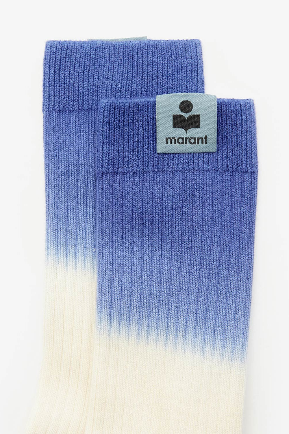 Mizia tie-dye cotton socks - Light blue/blue - Woman - 2