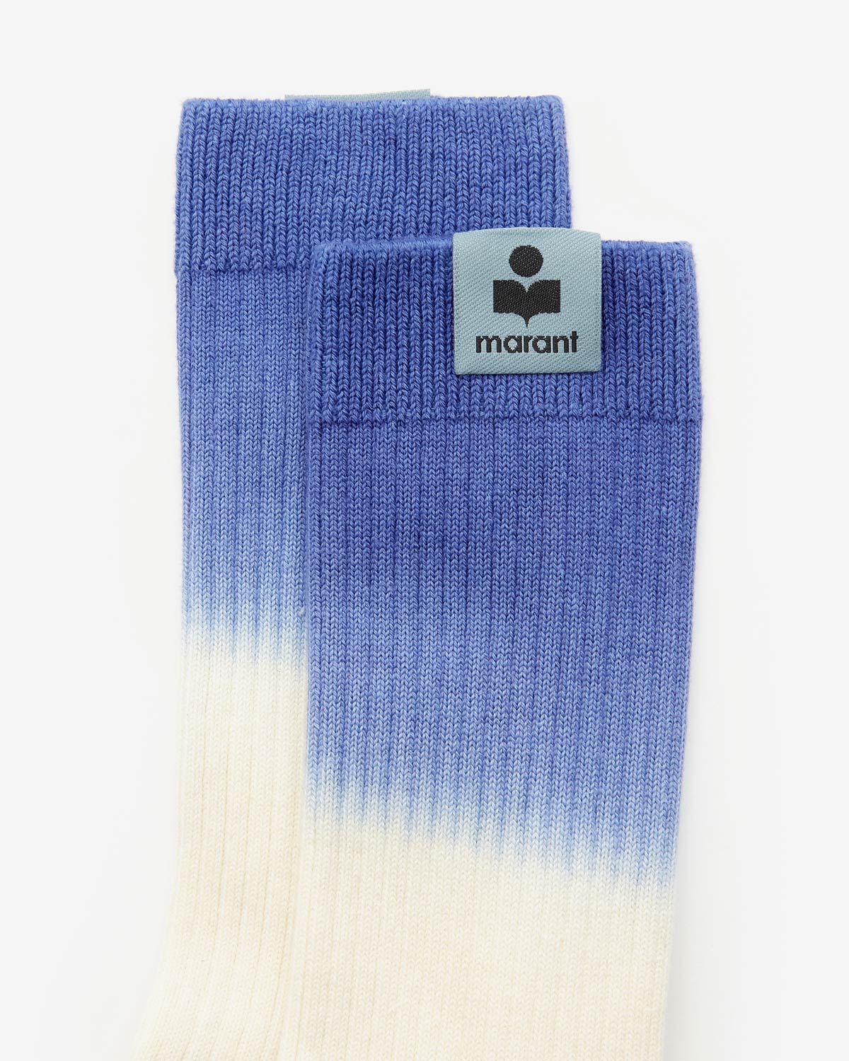 Mizia tie-dye cotton socks - Light blue/blue - Woman - 2