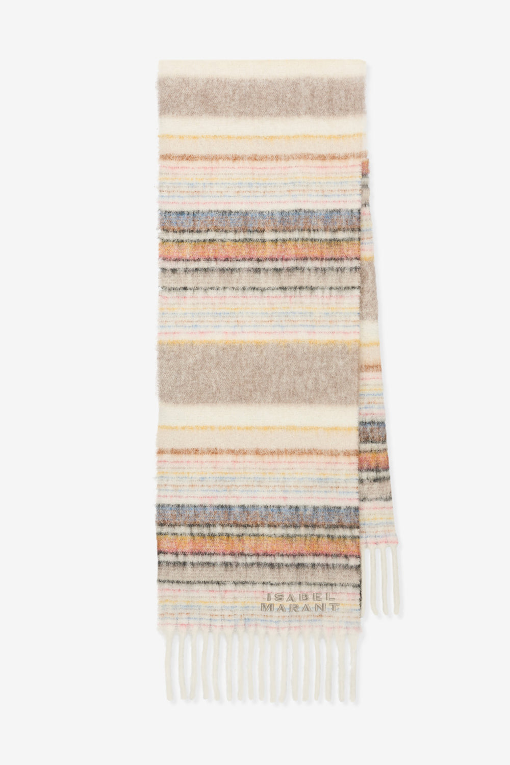 Firny striped alpaca scarf - Multicolor - Woman - 1