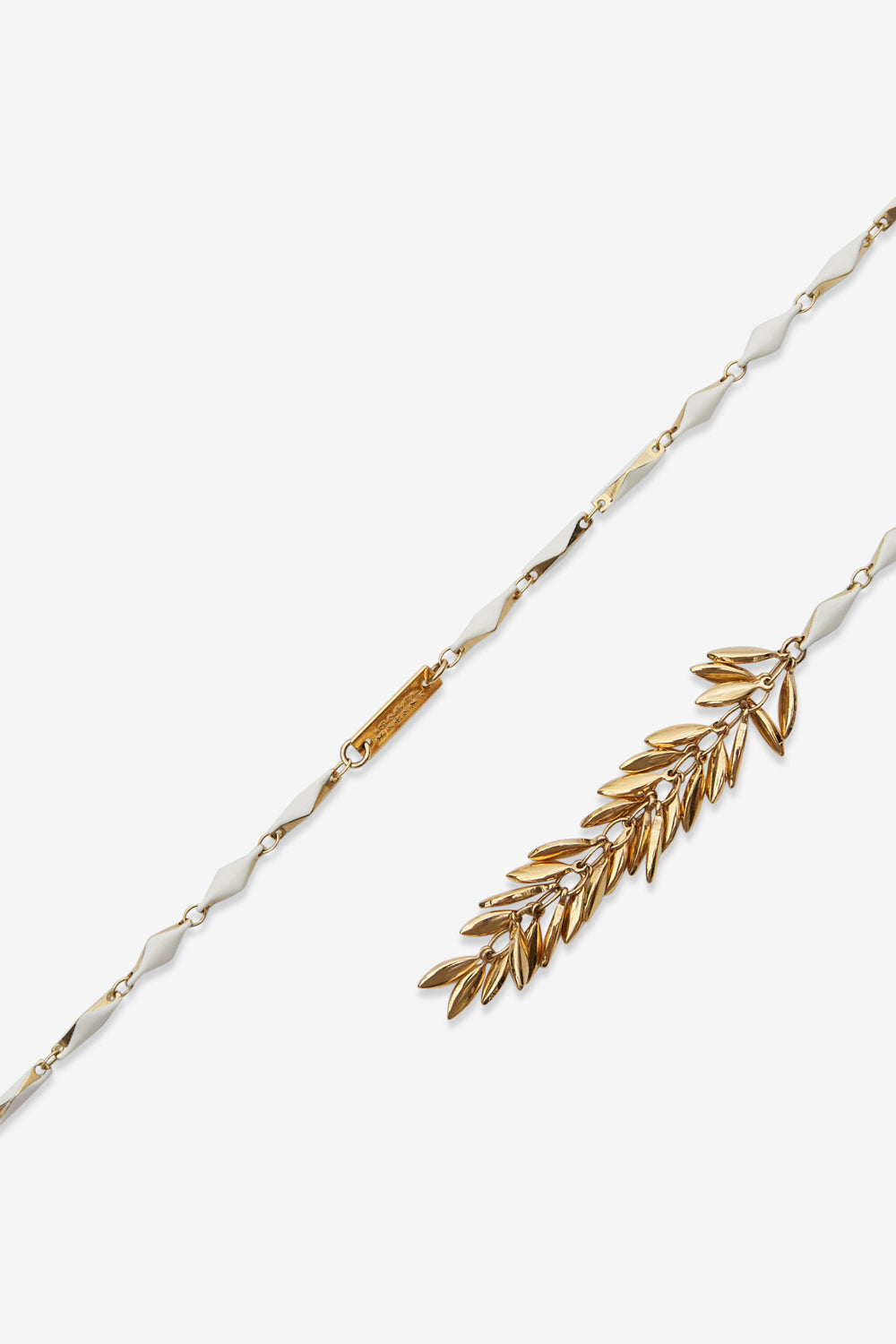 Schal zaltana aus emailliertem messing - Naturfarben - Woman - 2