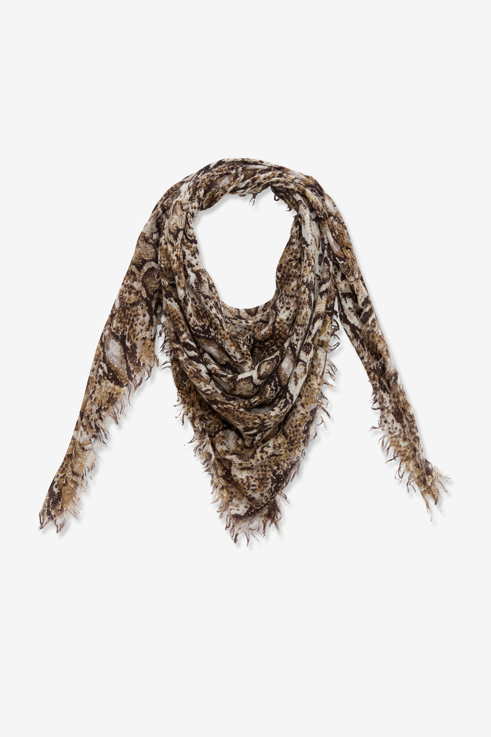 Alecia printed cashmere and wool scarf - Natural - Woman - 1