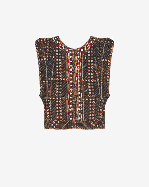 Isabel Marant SH0221FAC2F01I50CA 関税送料込 SAKURA SKIRT Woman natural | ISABEL MARANT Official online store