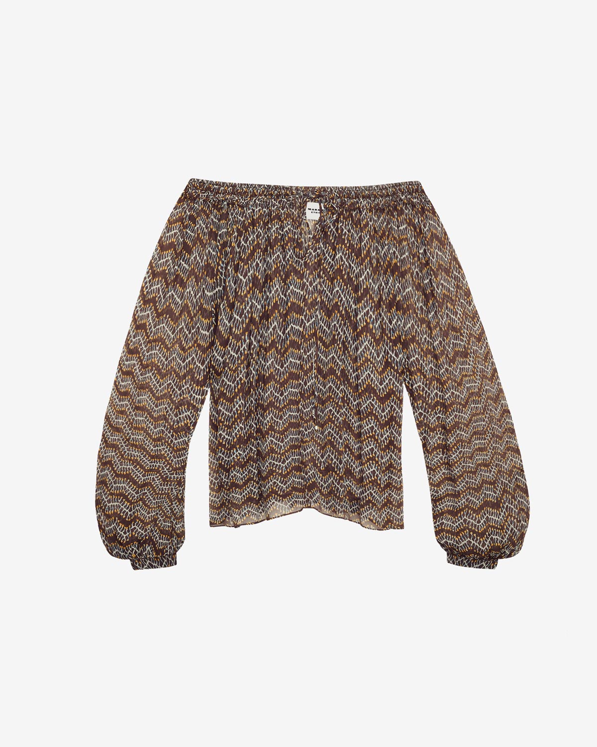 Vutti printed muslin blouse - Black - Woman - 5