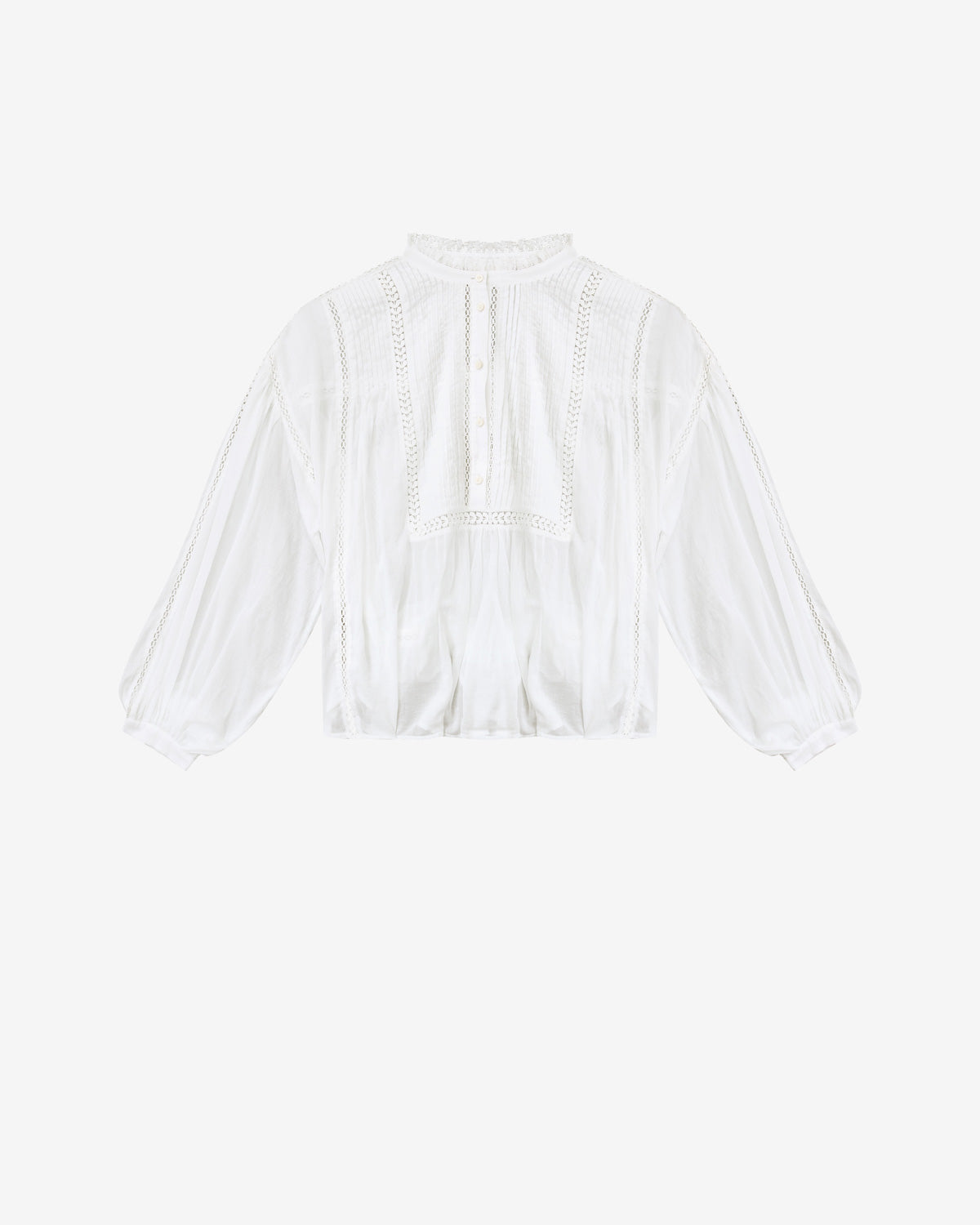 Disia cotton voile blouse - White - Woman - 5
