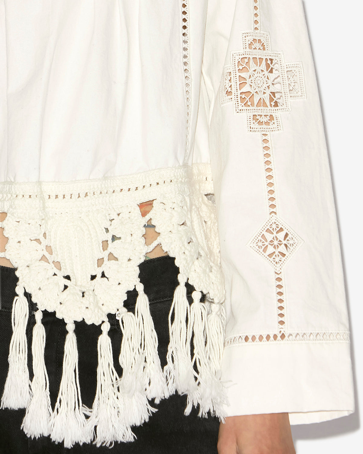 Top severine de macramé - Blanco - Woman - 2