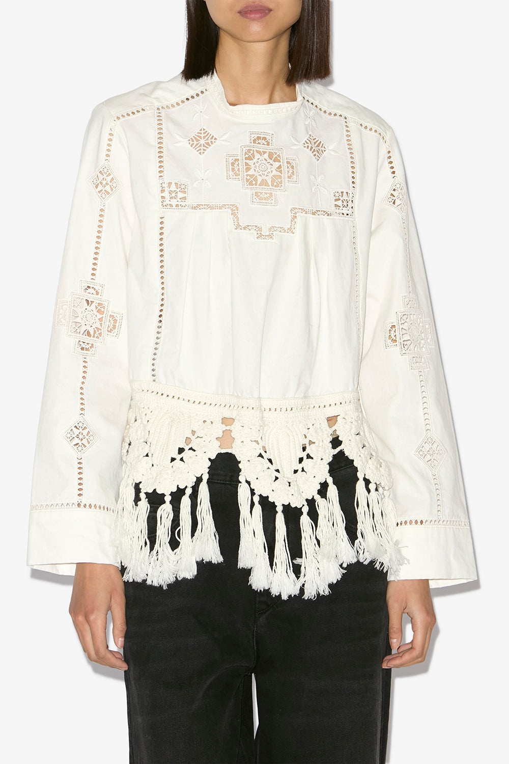 Top severine de macramé - Blanco - Woman - 4